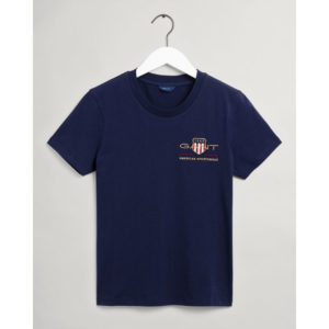 Γυναικείο t-shirt Gant “Archive Shield Blue”
