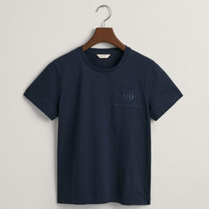 T-Shirt γυναικείο GANT Tonal Archive Shield Navy Blue XXL