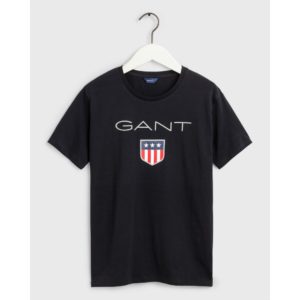 T-shirt παιδικό μαύρο Shield Gant