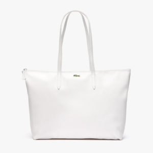 Τσάντα ώμου γυναικεία L.12.12 Concept Zip White Lacoste