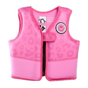 Σωσίβιο γιλέκο για παιδιά Swim Essential Pink Leopard 4-6y