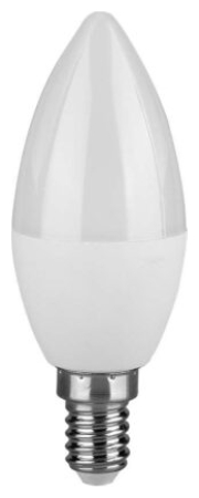 V-TAC Λάμπα LED Κερί E14 Samsung Chip SMD 6.5W φυσικό λευκό 4000K 21112