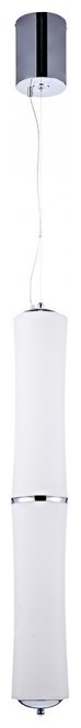 Κρεμαστό Φωτιστικό V-TAC Πλαστικό Γυαλί Διπλό Κατακόρυφο 32W Λευκό Triac dimmable Θερμό Λευκό 3981