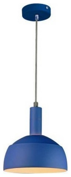 Κρεμαστό Φωτιστικό V-TAC Πλαστικό - Αλουμίνιο Κινούμενο κάλυμμα Μπλε με ντουί Ε27 3925