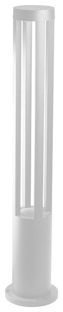 LED Φωτιστικό Εξωτερικού Χώρου Κολονάκι Αλουμινίου 80cm 10W Σώμα Λευκό Ψυχρό Λευκό 8327