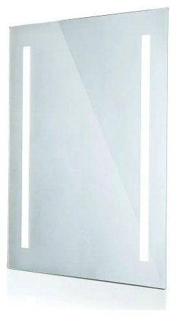 V-TAC 40451 Ορθογώνιος Καθρέπτης Μπάνιου Led από Μέταλλο 50x70cm