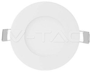 V-TAC 3W Πάνελ LED Premium Downlight Στρογγυλό Φυσικό λευκό 4000K