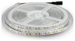 V-TAC Tαινία LED 8W 12V 120° 800lm Αδιάβροχη IP65 120 LEDs Θερμό Λευκό 212038 (5 μέτρα)