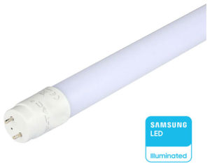 V-TAC Λάμπα LED T8 150cm 20W 230V 160° 2100lm IP20 Samsung Chip Non Rotatable Ζεστό Λευκό 21656