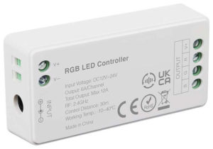 V-TAC LED Controller 12-24V DC για Ταινίες LED RGB+W Άσπρο 2913