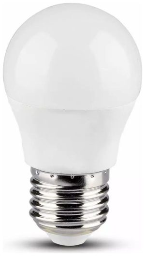 LED V-TAC Έξυπνη Λάμπα Ε27 G45 4.5W RGB + Θερμό και Ψυχρό Λευκό Dimmable Συμβατή με Amazon Alexa και Google Home 2755