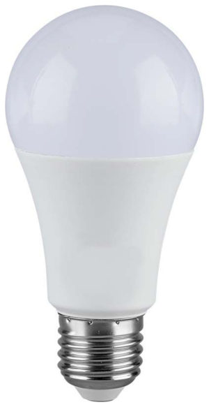 V-TAC Λάμπα LED E27 A65 SMD 17W θερμό λευκό 3000K SKU: 214456