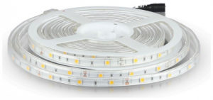 V-TAC Αδιάβροχη Ταινία LED Τροφοδοσίας 12V με Φυσικό Λευκό Φως Μήκους 5m και 30 smd 5050/m 212460