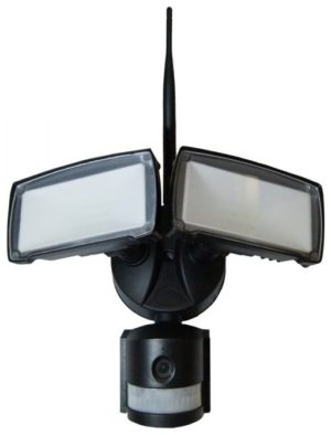 V-TAC προβολέας ασφάλειας LED 18W με WiFi Sensor Camera Μαύρος Ψυχρό Λευκό 5917