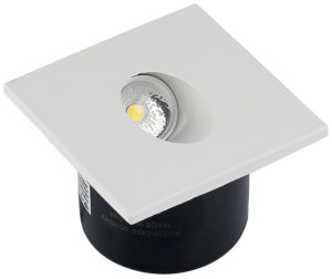 V-TAC Σποτ για Σκαλοπάτια LED – Step Light LED 3W 230V 270lm 120º IP20 Τετράγωνο Φυσικό Λευκό Άσπρο 211210