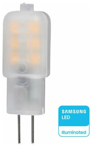 V-TACΛάμπα LED G4 1.1W 100lm 12V DC 300° IP20 SMD Samsung Chip Ζεστό Λευκό 21240