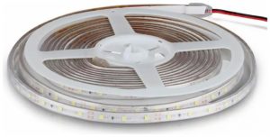 V-TAC Tαινία LED DC:12V SMD3528 5W/m IP65 3000K θερμό λευκό ρολό 5m 212032