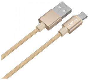 V-TAC Καλώδιο micro USB χρυσό σειρά platinum 1m SKU: 8490