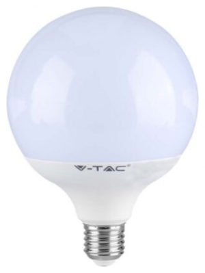V-TAC Λάμπα LED E27 G120 Samsung Chip SMD 22W ψυχρό λευκό 6500K (120lm/W) SKU: 2120023
