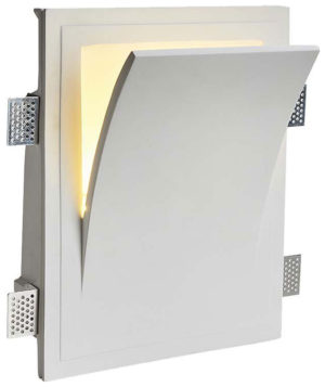 V-TAC Γύψινο Επιτοίχιο Χωνευτό Φωτιστικό για E14 LED Ορθογώνιο Άσπρο 6767