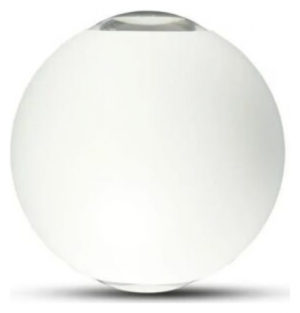 V-TAC LED απλίκα 4W αρχιτεκτονικού φωτισμού 3000K θερμό λευκό λευκό σώμα στρογγυλό SKU: 218301