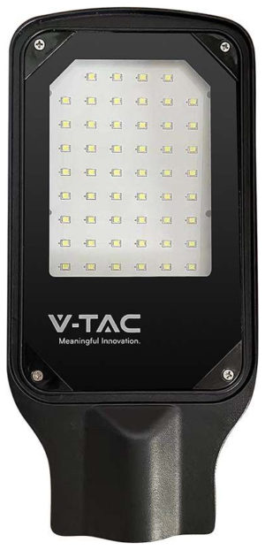 V-TAC Εξωτερικό Φωτιστικό LED Δρόμου 50W με Φυσικό Λευκό Φως Μαύρο