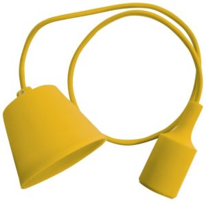 Κρεμαστό Φωτιστικό V-TAC Κίτρινο απο Πλαστικό και Σιλικόνη και ντουί Ε27 3485