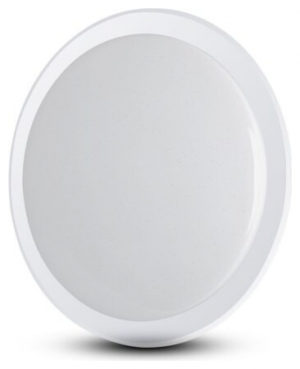 V-TAC Κλασική Πλαστική Πλαφονιέρα Οροφής WiFi με Ενσωματωμένο LED σε Λευκό χρώμα 50cm