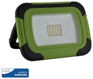 LED Προβολέας V-TAC 20W Samsung SMD με μπαταρία επαναφορτιζόμενος Ψυχρό Λευκό 504