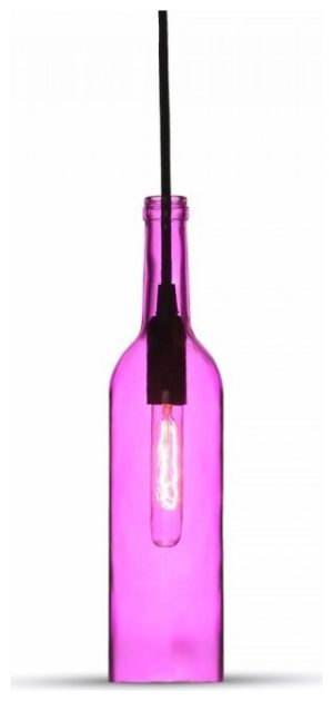 Κρεμαστό Φωτιστικό V-TAC Μπουκάλι Rose με ντουί Ε14 3774