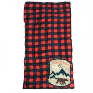 Υπνόσακος sleeping bag παιδικός PANDA KID I 12330 140x70cm χρώμα Κόκκινο καρό ( 12330 )