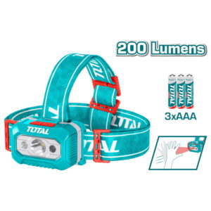 Φακός Κεφαλής LED TOTAL 100-200 Lumens Επαγγελματικός ( THL013AAA6 )