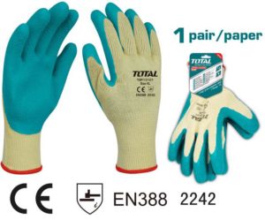 Γάντια LATEX TOTAL εργασίας 10 ( TSP13101 )