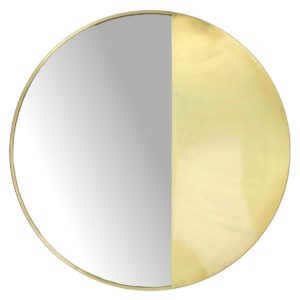 Καθρέπτης ArteLibre Χρυσό Μέταλλο 60x2.5x60cm