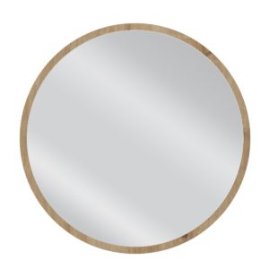 Καθρέπτης Τοίχου ArteLibre MAKUR Φυσικό Μοριοσανίδα/Γυαλί 60x60cm
