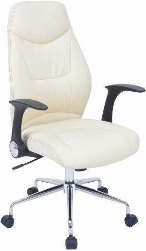 Καρέκλα διευθυντική Ronta-Λευκό - Μαύρο - 64.00Χ66.00Χ108.50cm