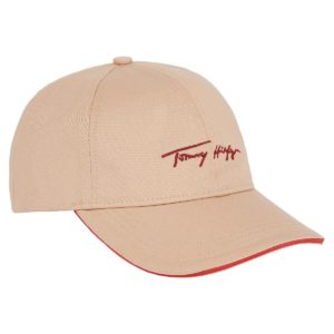 Γυναικείο Καπέλο Tommy Hilfiger Iconic Signature Cap AW0AW11679 ABR Μπεζ Tommy Hilfiger AW0AW11679 ABR Μπεζ