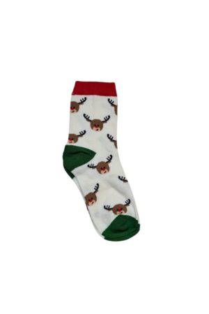 Χριστουγεννιάτικες Κάλτσες P1080 - ΛΕΥΚΟ