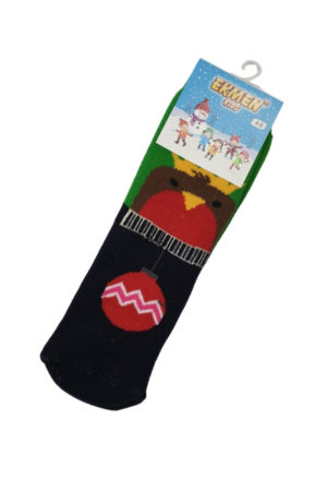 Χριστουγεννιάτικες Παιδικές Κάλτσες 4055 - ΠΟΛΥΧΡΩΜΟ