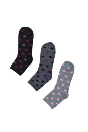 Κάλτσες Γυναικείες 3 Ζεύγη G7023 - ΠΟΛΥΧΡΩΜΟ