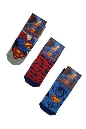 Παιδικές Κάλτσες Superman 3 τμχ. 9025 - ΠΟΛΥΧΡΩΜΟ