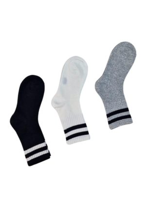 Κάλτσες Γυναικείες 3 Ζεύγη W3309 - ΠΟΛΥΧΡΩΜΟ