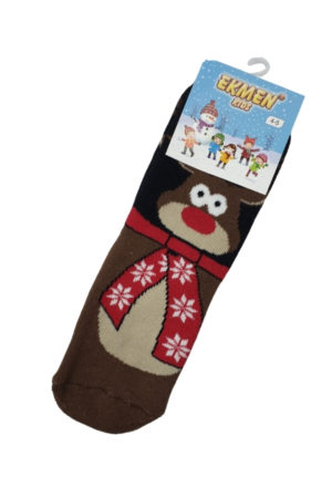 Χριστουγεννιάτικες Παιδικές Κάλτσες 4044 - ΠΟΛΥΧΡΩΜΟ