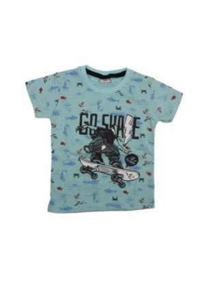 Παιδική Κοντομάνικη Μπλούζα Για Αγόρι 01-7836 - ΓΑΛΑΖΙΟ