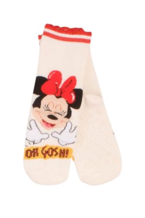 Minnie Παιδικές Κάλτσες Αντιολισθητικές R20506 - ΕΚΡΟΥ