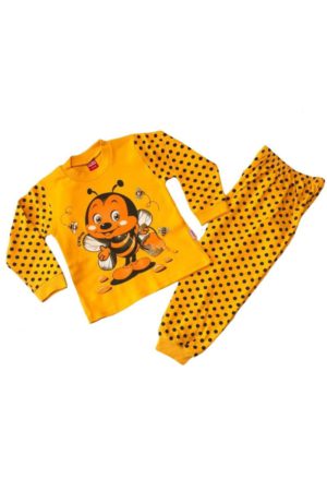 Πιτζάμα Παιδική Bee W0340 - ΚΙΤΡΙΝΟ