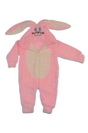 Παιδική Πιτζάμα Ολόσωμη Fleece Rabbit R5133 - ΡΟΖ
