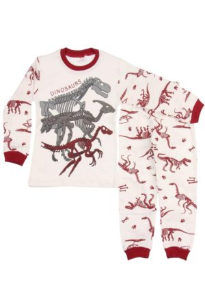 Παιδική Πιτζάμα Dinosaurs Για Αγόρι 3878 - ΚΡΑΣΟΥΛΙ