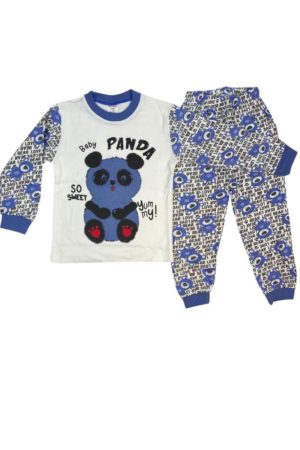 Πιτζάμα Παιδική Baby Panda Για Αγόρι Q1254 - ΜΠΛΕ