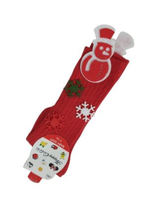 Χριστουγεννιάτικες Παιδικές Κάλτσες W0110 - ΚΟΚΚΙΝΟ